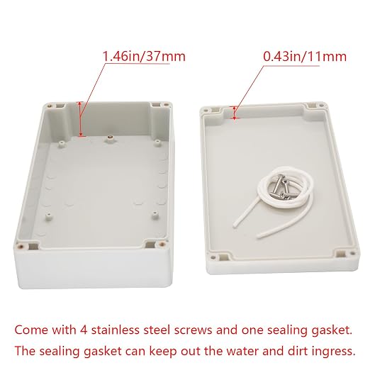 Project Box IP65 Waterproof Junction Box ABS Plastic Electrical Boxes DIY - Image 4