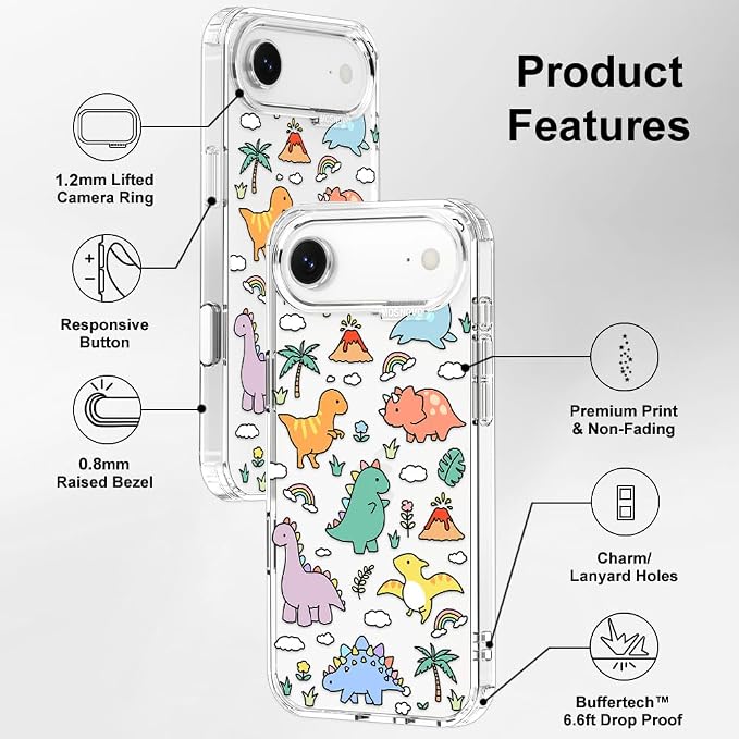 MOSNOVO for iPhone Air Case | Military Grade 6.6ft Drop Tested | Camera Control - Image 7