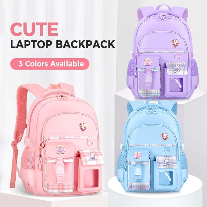 Cute Backpack for Teen Girls Kids Kawaii Bookbag Elementary Middle School - Image 7