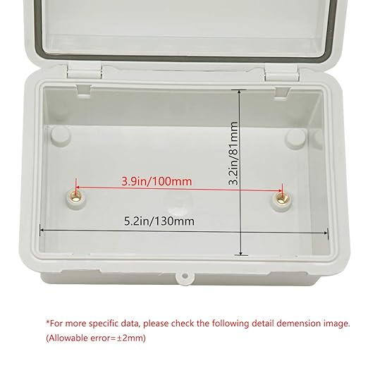 Zulkit IP65 Waterproof ABS Plastic Electrical Box - Image 3