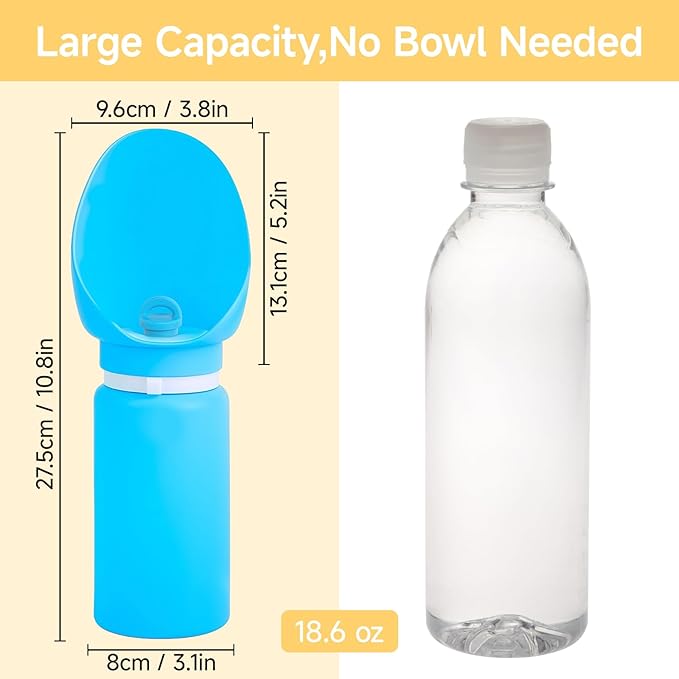 Dog Water Bottle, Leakproof Portable Water Bowl - Image 4