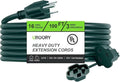 Outdoor Extension Cord Waterproof 100 FT, Flexible 100% Copper 3 Prong by UBOORY