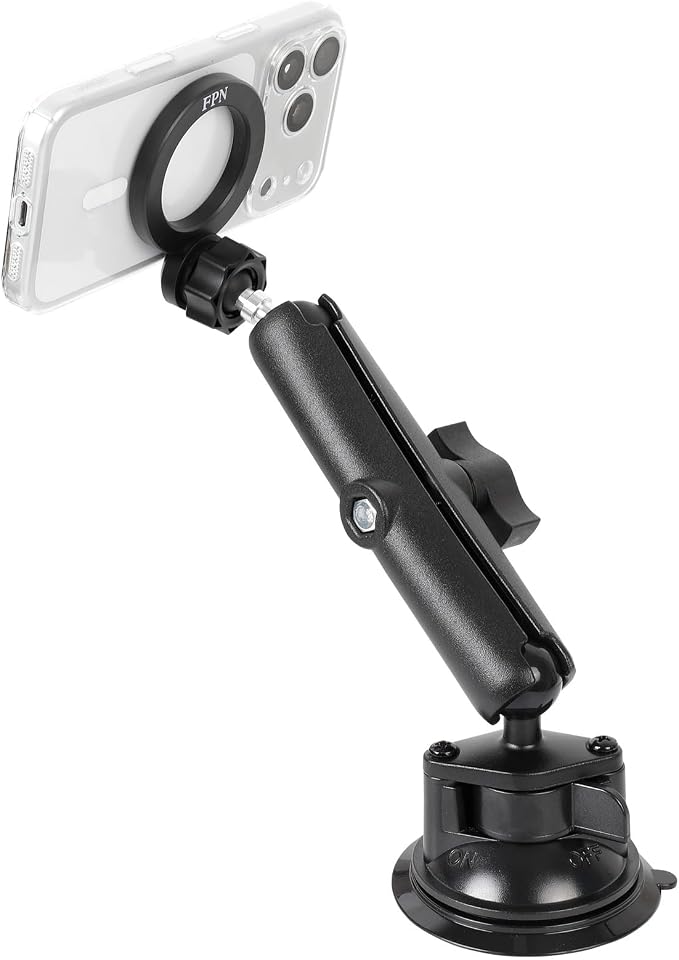 1" to 17mm Ball Adapter with 5.9" Long Double Socket Arm, Compatible with RAM B - Image 6