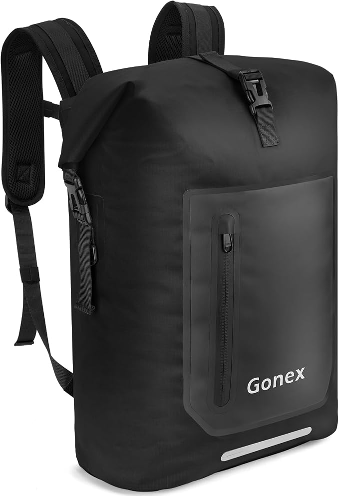 Gonex Ultralight Waterproof TPU Backpack, 55L Roll Top Dry Bag by Gonex