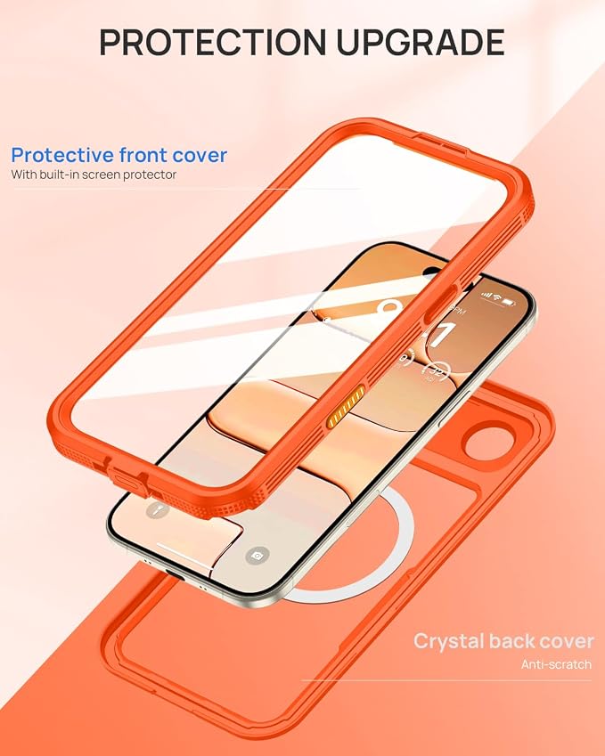 Lanhiem Magnetic for iPhone Air Phone Case, IP68 Waterproof Dustproof Phone - Image 4