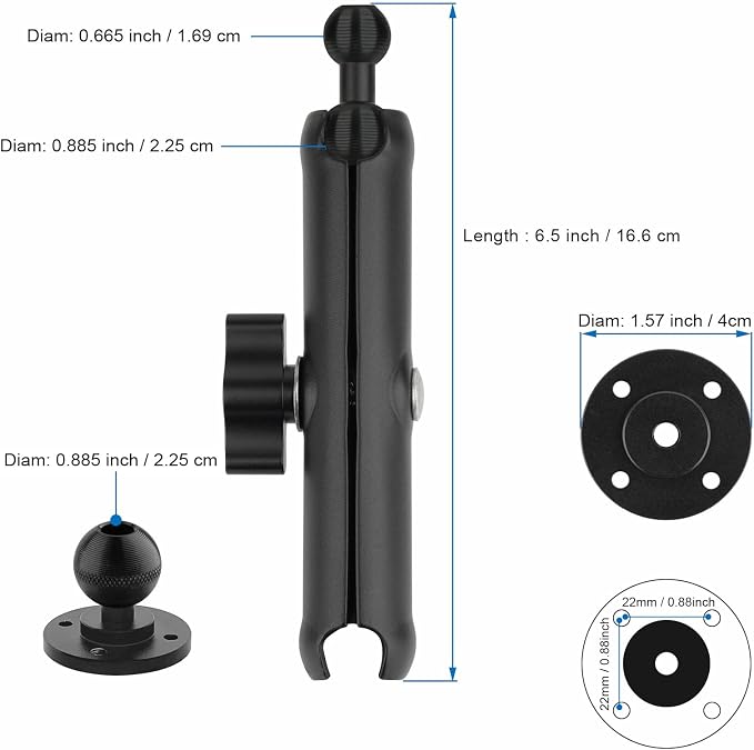 Mippko Wall Mount Phone Holder for Truck/Car/Boat/Wall/Desk, Compatible - Image 5