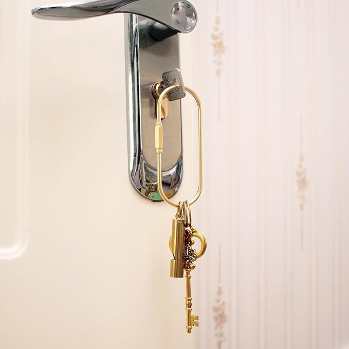CMVFYL Gold Brass Key Rings, Purse Bag Charms - Image 6