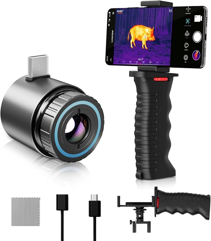 TNV30i Thermal Monocular for USB-C iPhone, iPad & Android, Night Vision Thermal by MiLESEEY