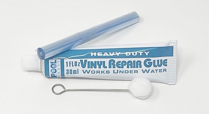 Heavy Duty Vinyl Repair Patch Kit | Vinyl Cement Adhesive Glue and Colored - Image 5