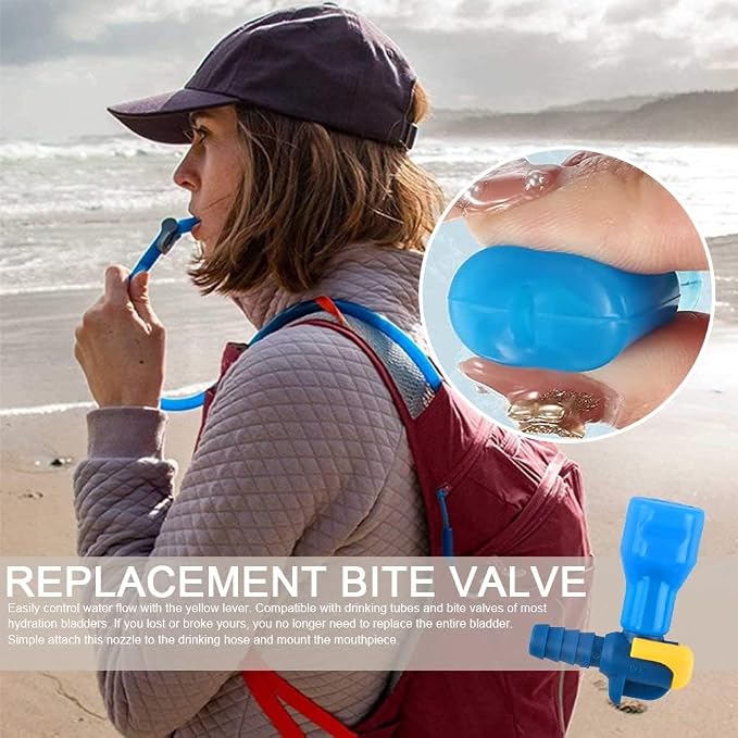 3 Piece Set Bite Valve Replacement Mouthpiece Bite Valve Tube Nozzle - Image 7