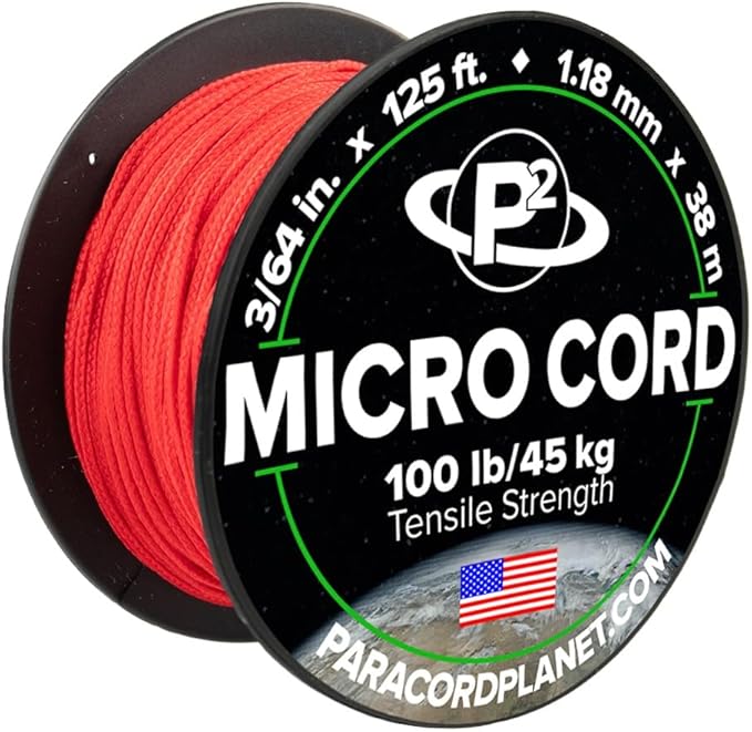 Paracord Planet Micro Paracord – Thin Braided Cord by ParacordPlanet