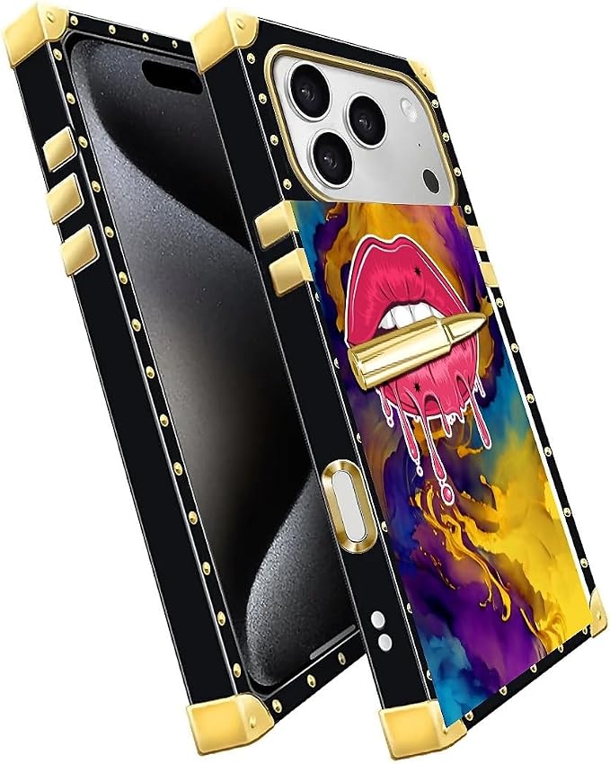 for iPhone 17 Pro Max Case Luxury Golden Decoration - Image 3