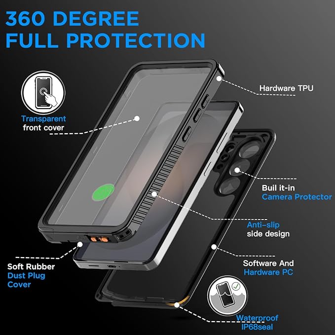 AICase for Samsung Galaxy S26 Ultra Case Waterproof - Image 3