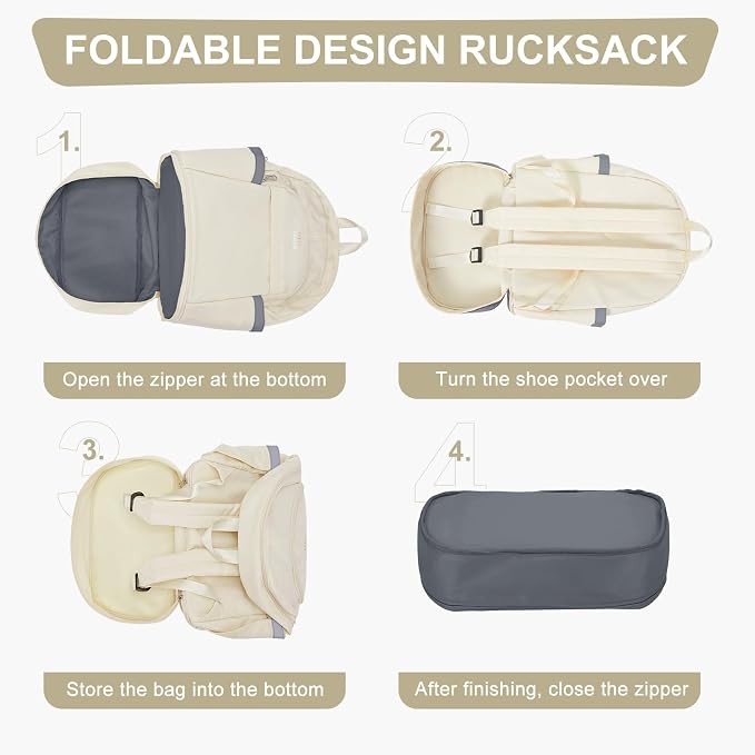 coofay Gym Backpack For Women Men Dance Sports Backpack - Image 6