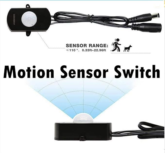 Sensky 19.7ft/6m Motion Activated LED Strip Light Kit - Image 4