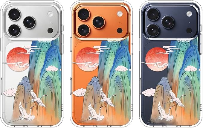 MOSNOVO for iPhone 17 Pro Case, Shockproof Military-Grade Protection 6.6ft Drop - Image 3