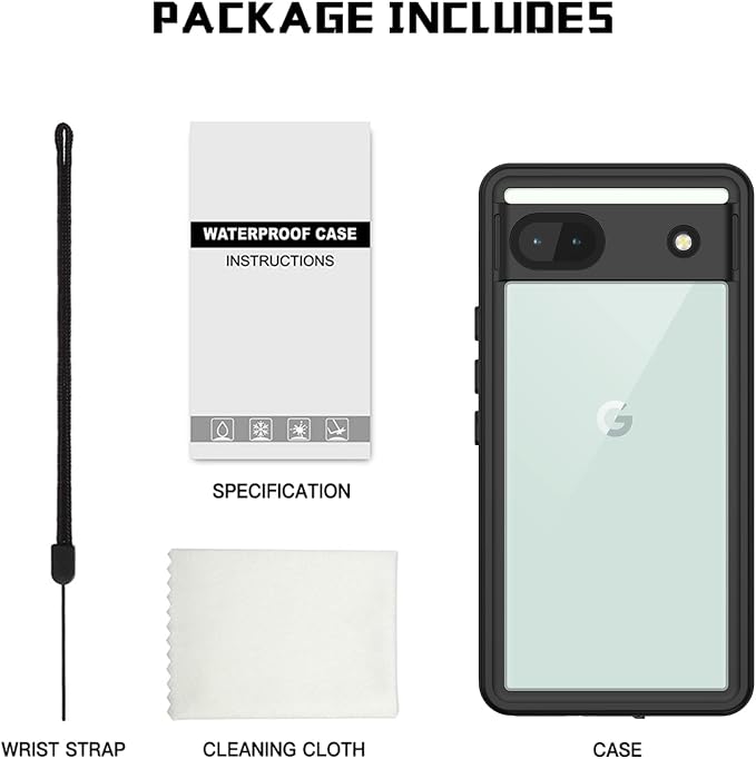 Lanhiem for Google Pixel 6a Case, IP68 Waterproof Dustproof - Image 8