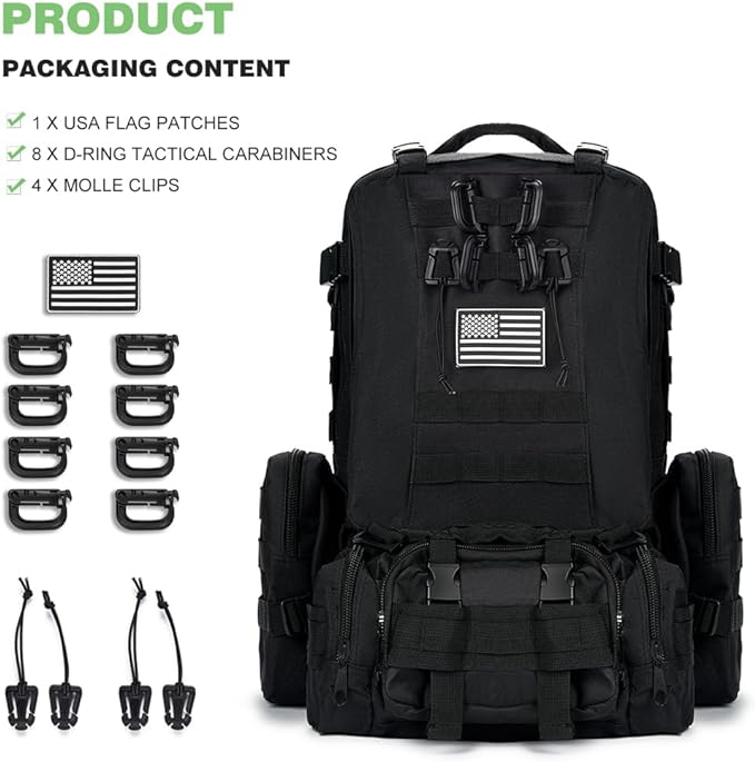 Large Military Tactical Backpack - Image 2