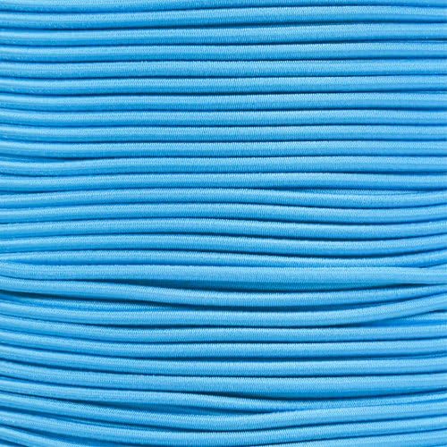 Neon Turquoise - 1/8 Shock Cord 25' by ParacordPlanet