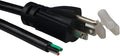 10 Feet Tool Power Cord 14AWG Heavy Duty 3 Prong 15A 125V 105℃ Temperature by Retafe