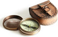 Wind & Weather Antiqued Brass Poem Compass by WindWeather