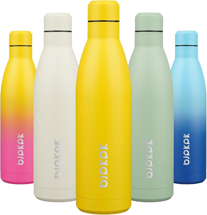 BJPKPK 25oz Insulated Water Bottle Double Wall Vacuum Insulated Stainless Steel by BJPKPK