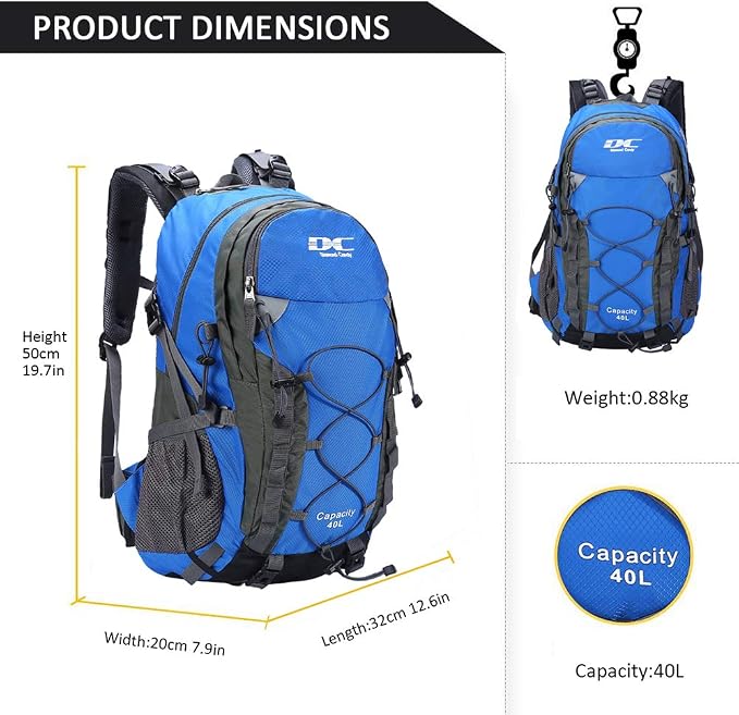Diamond Candy Waterproof Hiking Backpack - Image 6