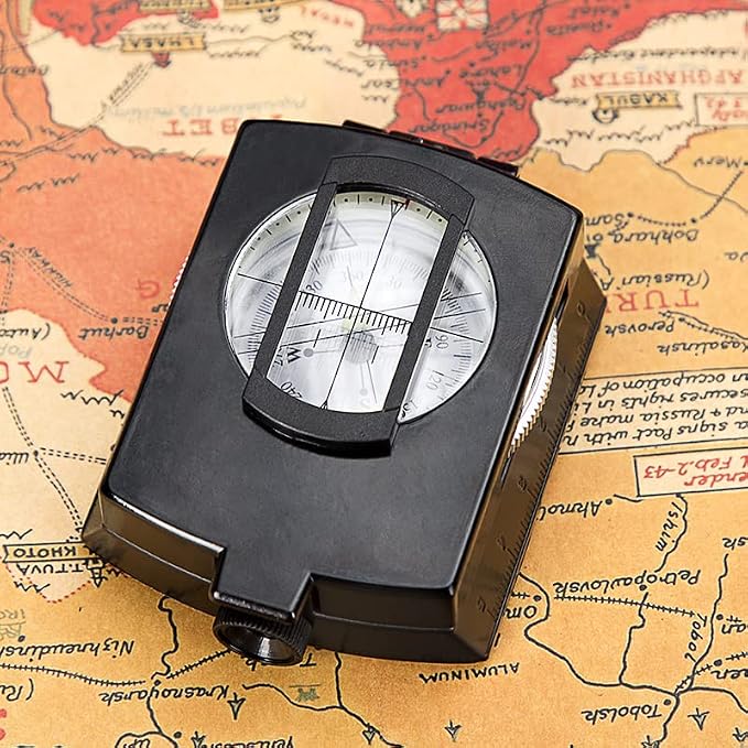 COSTIN Multifunctional Compass, Metal Military Waterproof High Accuracy Compass - Image 9