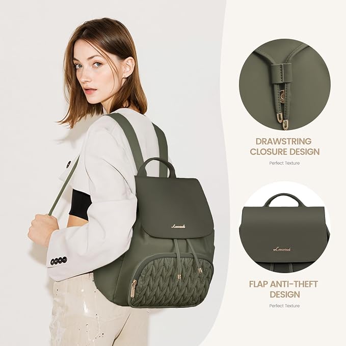LOVEVOOK Backpack Purse for Women, Small Backpack for Women for Travel Work - Image 2