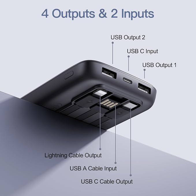 2026 2-Pack 12800mAh Portable Charger - Image 3