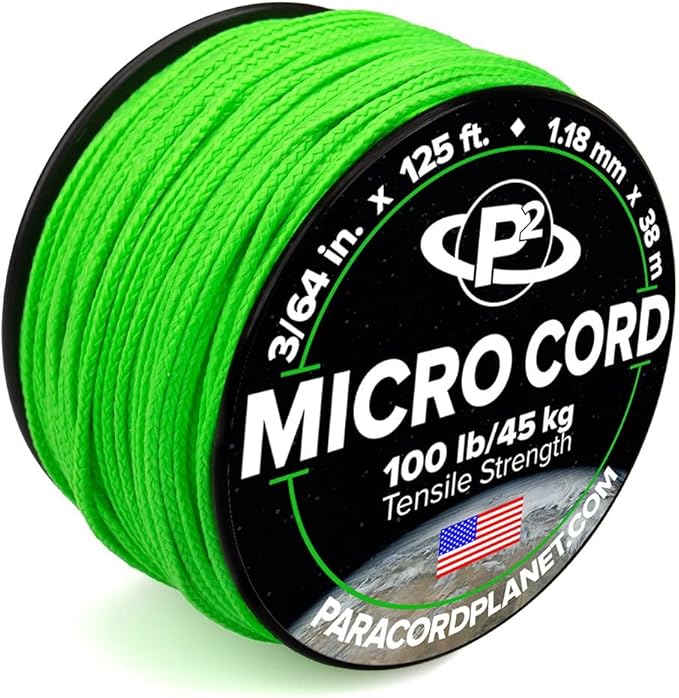 Paracord Planet Micro Paracord – Thin Braided Cord by ParacordPlanet