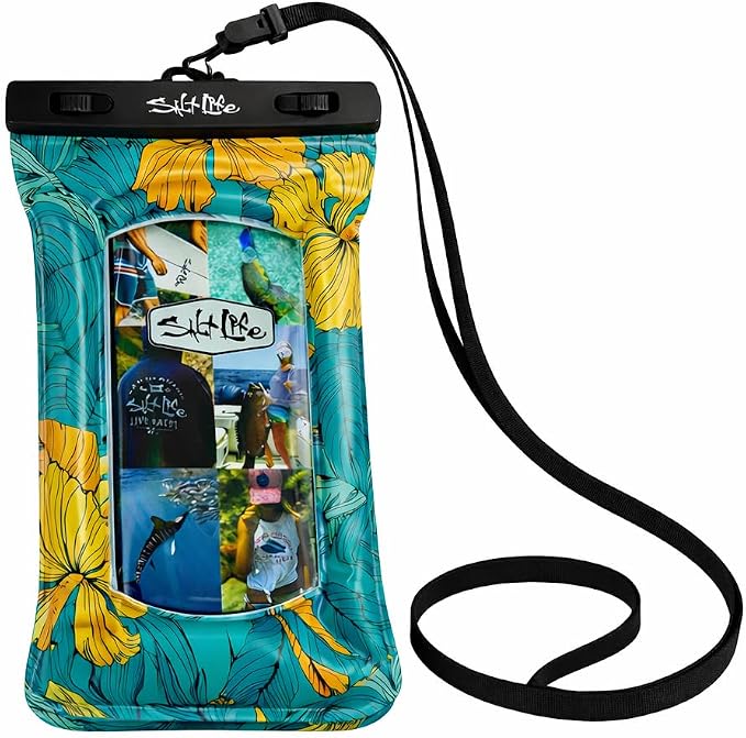 Salt Life Floating Waterproof Phone Case– IPX8 100% Waterproof Phone Case that by SaltLife