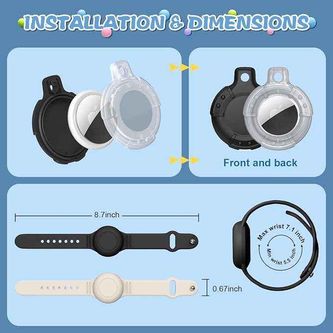 AirTag Case, Waterproof AirTag Bracelet & Necklace - Image 6
