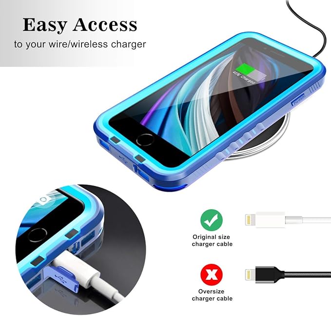 SPORTLINK Waterproof Case for iPhone SE 3rd 2022/iPhone SE 2nd 2020/iPhone 7/8 - Image 6