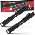 GearLight S100 LED Pocket Pen Light- 2 Small, Compact Flashlights by GearLight
