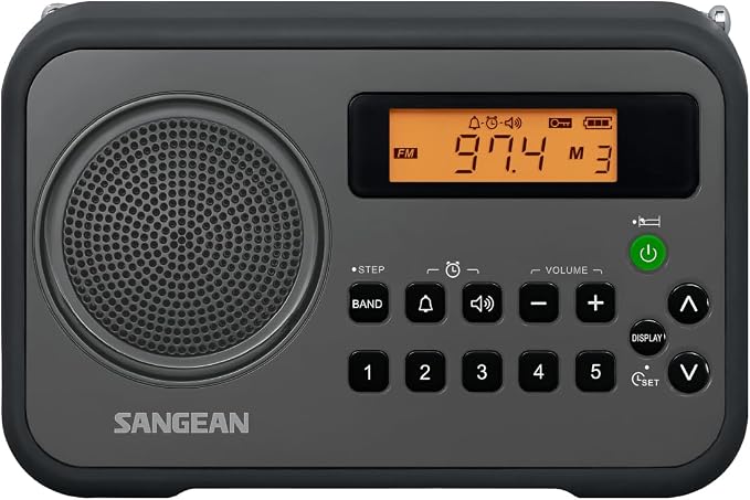 Sangean PR-D18BK AM/FM/Portable Digital Radio by SANGEAN