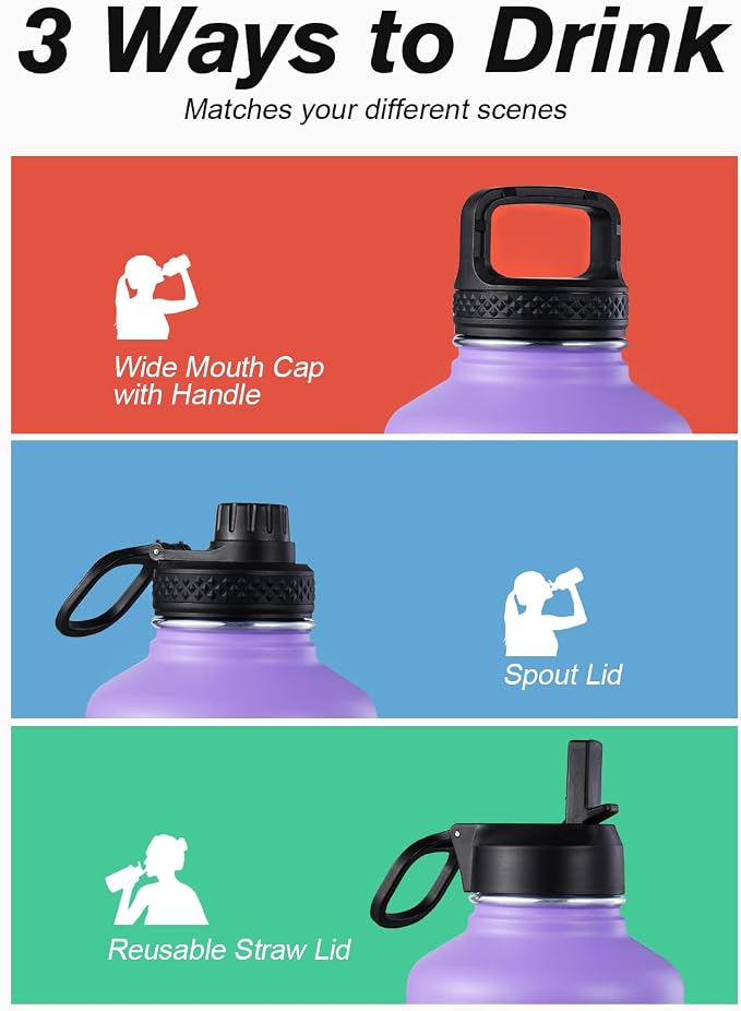 Coolflask Half Gallon Water Bottle Insulated - Image 5