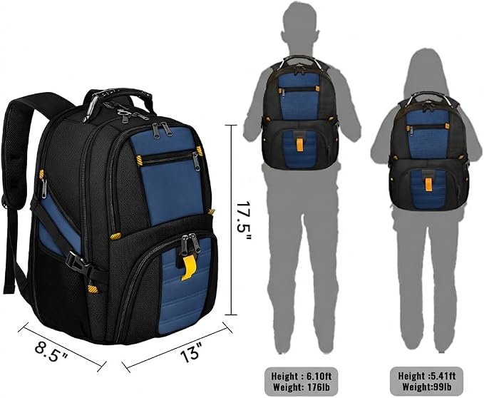 YOREPEK Large Backpack for Men, Extra Large Laptop Backpacks for Men Women - Image 7
