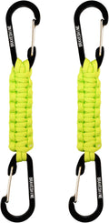 BRAVESHINE Paracord Keychain Carabiner Clip, D Ring Lanyard Hanger Stroller Hook by BRAVESHINE