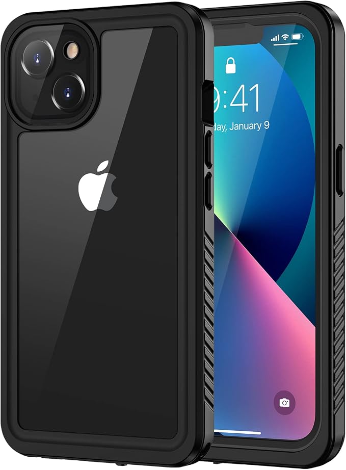Lanhiem for iPhone 13 Case, IP68 Waterproof Dustproof Shockproof Cases by LanhiemHome