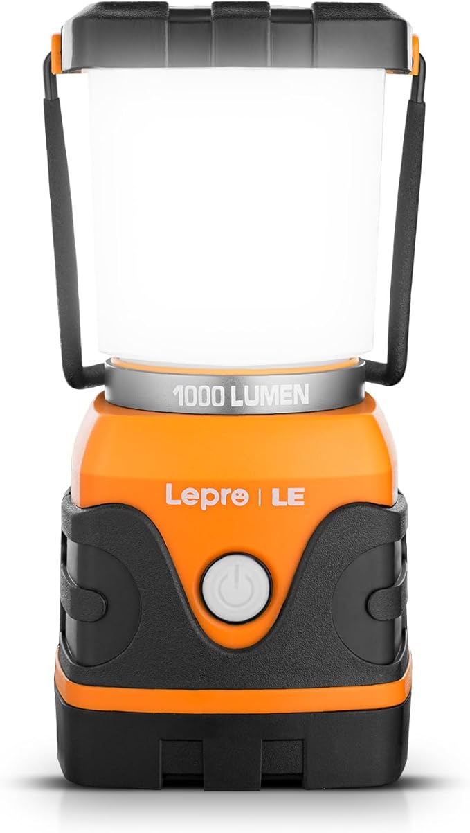 Lepro 1000LM Battery Powered LED Camping Lantern, Camping Essentials, by Lepro