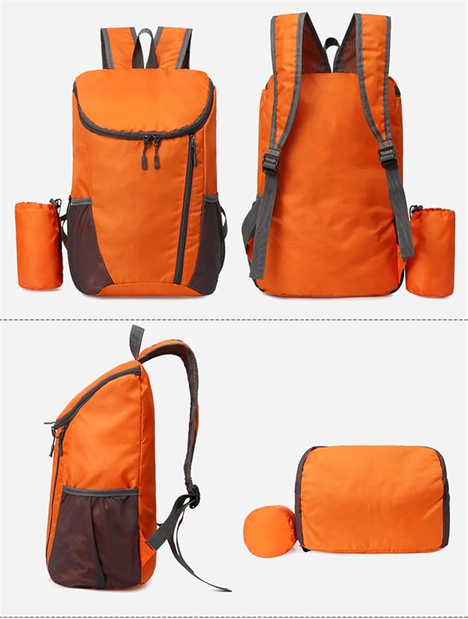 Portable Foldable Backpack Folding Mountaineering Bag, Ultralight Outdoor - Image 3