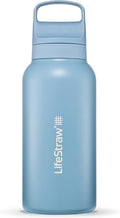 LifeStraw Go Series — Insulated Stainless Steel Water Filter Bottle by LifeStraw