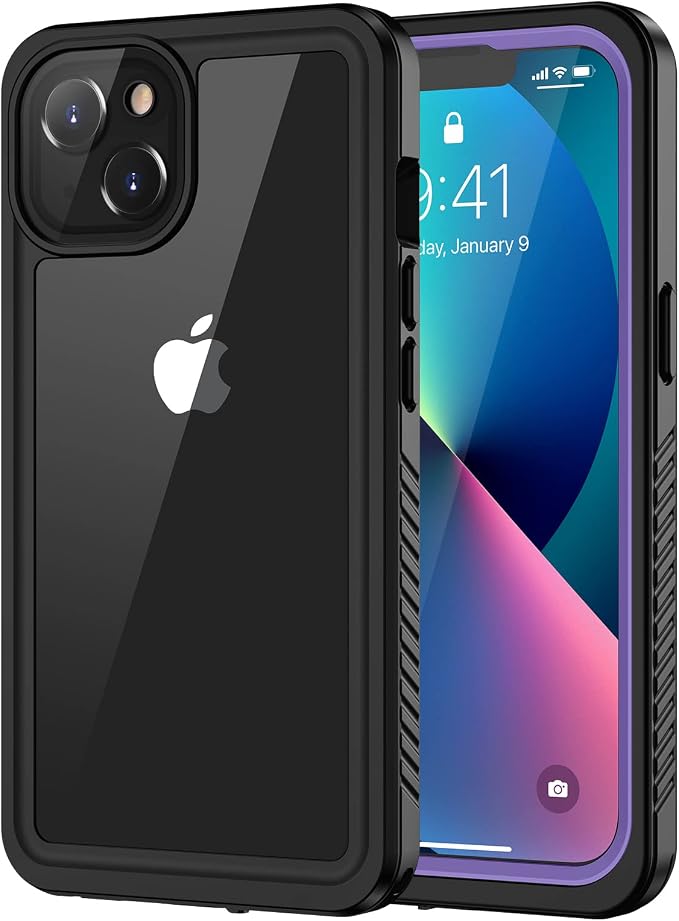 Lanhiem for iPhone 13 Case, IP68 Waterproof Dustproof Shockproof Cases by LanhiemHome