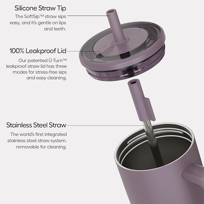 BrüMate Era 40 oz Tumbler with Handle and Straw | 100% Leakproof Insulated - Image 2