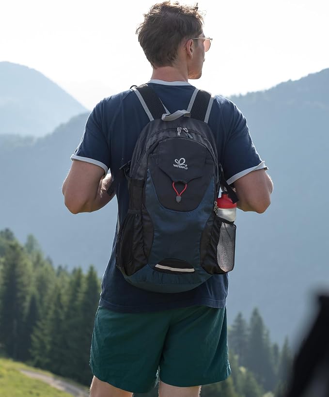 WATERFLY Lightweight Packable Hiking Backpack: 30L Foldable Travel Daypack - Image 7