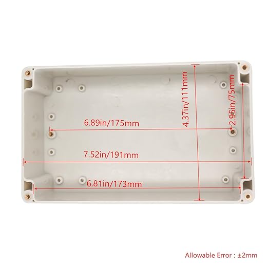 Project Box IP65 Waterproof Junction Box ABS Plastic Electrical Boxes DIY - Image 3
