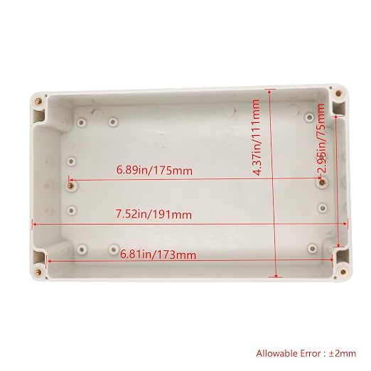 Project Box IP65 Waterproof Junction Box ABS Plastic Electrical Boxes DIY - Image 3