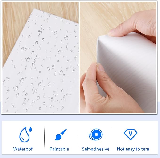 Mudder Vinyl Siding Repair Kit 6 x 8 Inch Vinyl Siding Patch Self Adhesive PVC - Image 5