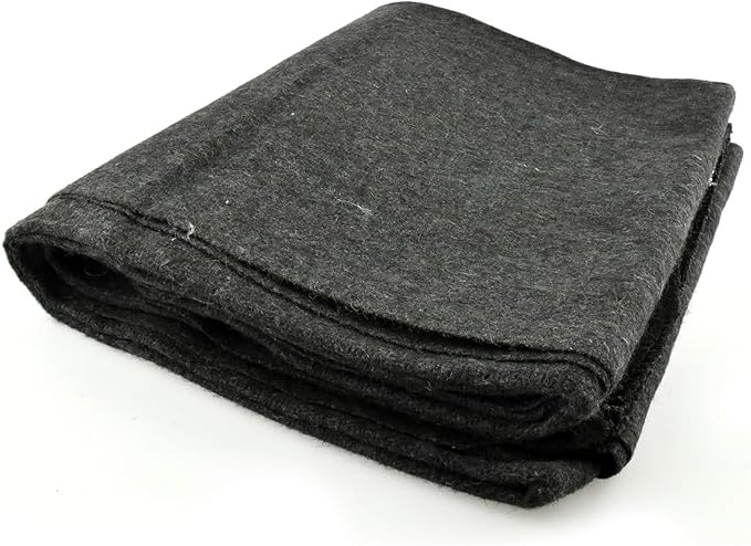 SE 51"x 80" Multipurpose Gray Wool Blanket - Image 7